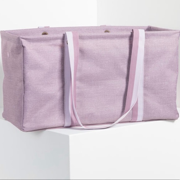 thirty-one Handbags - Purple Crosshatch Large Utility Tote
